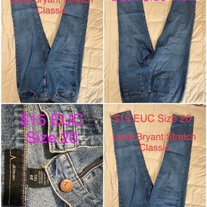 Lane Bryant jeans. EUC very comfortable and has stretch